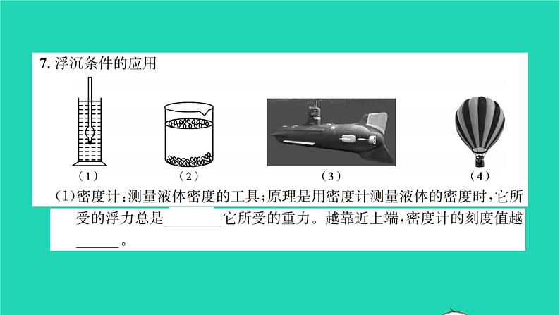 2022八年级物理全册第九章浮力复习卷习题课件新版沪科版05