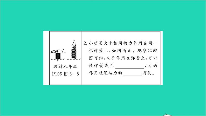 2022八年级物理全册第六章熟悉而陌生的力教材图片导练与习题变式五习题课件新版沪科版03