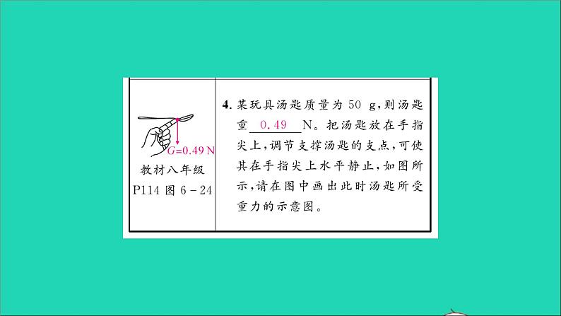2022八年级物理全册第六章熟悉而陌生的力教材图片导练与习题变式五习题课件新版沪科版05