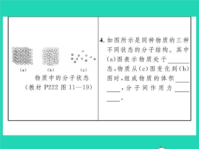 2022八年级物理全册第十一章小粒子与大宇宙教材图片导练与习题改练五习题课件新版沪科版第5页