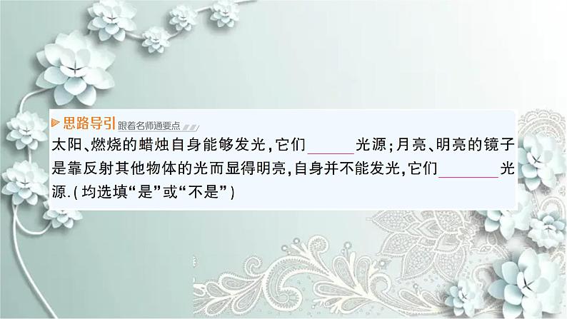 人教版物理八年级上册 第1节 光的直线传播 课件03