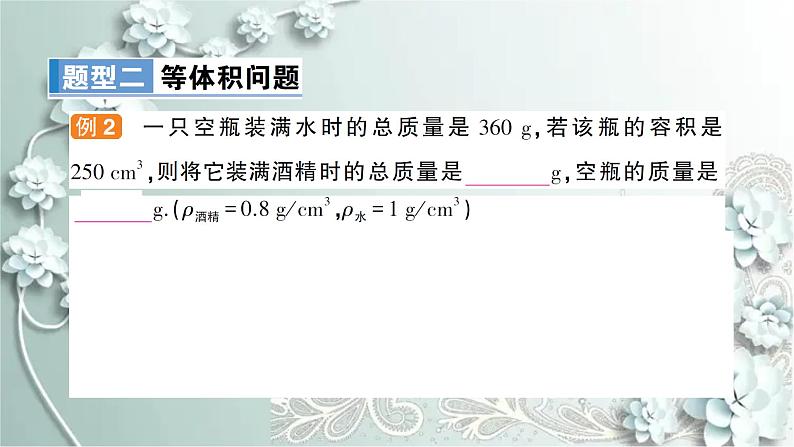 人教版物理八年级上册 专题五 密度的计算05