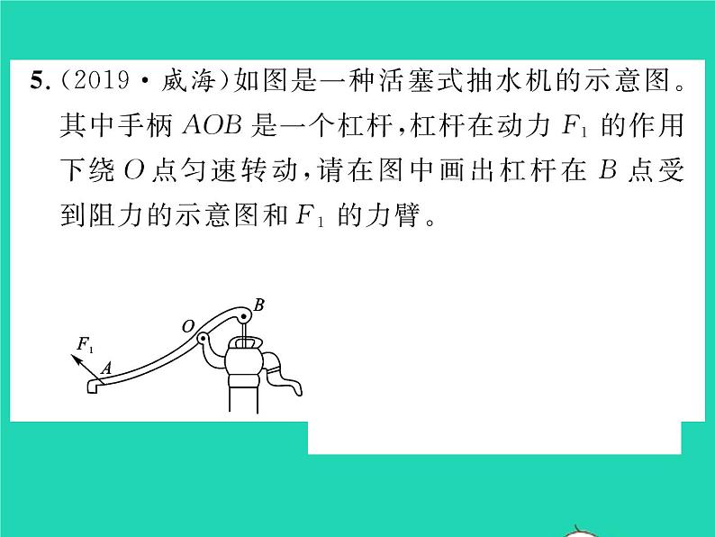 2022八年级物理全册第十章机械与人第一节科学探究杠杆的平衡条件第1课时杠杆及其平衡条件习题课件新版沪科版第8页