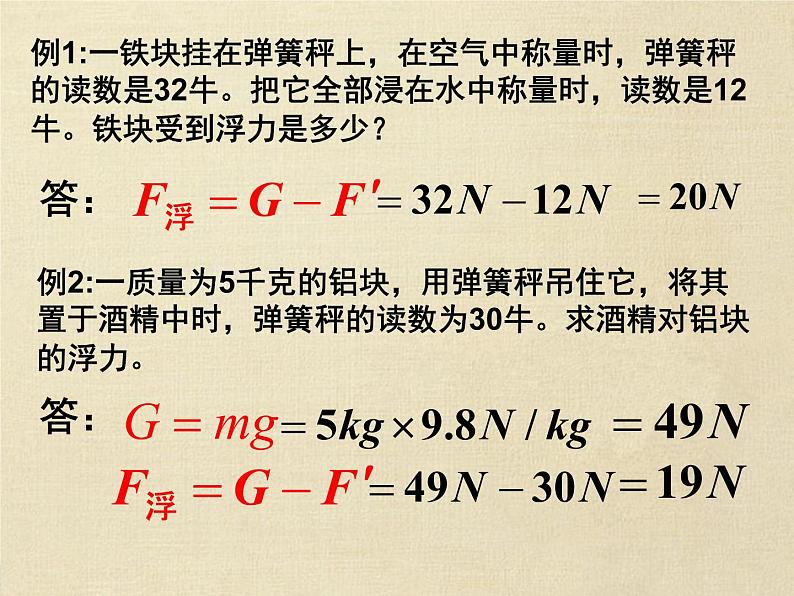 浮力-巩固练习精品教学课件第1页