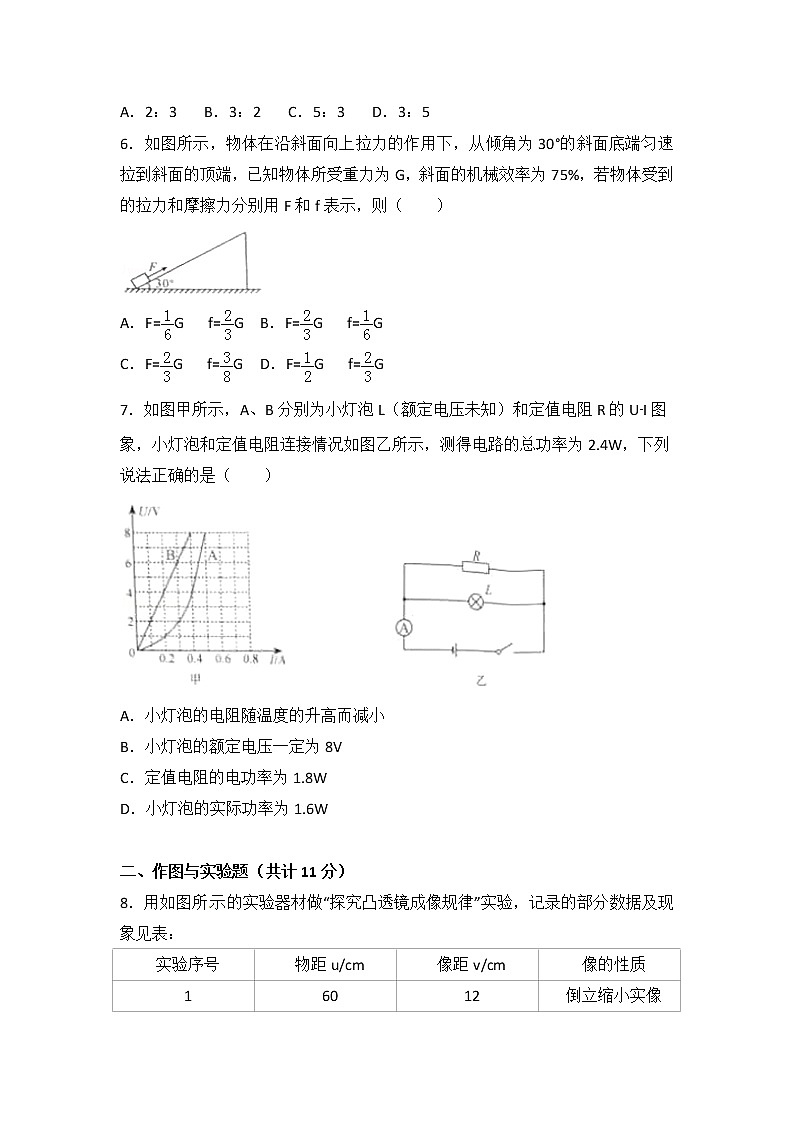 九年级物理内蒙古包头市中考物理试题（含答案）第2页