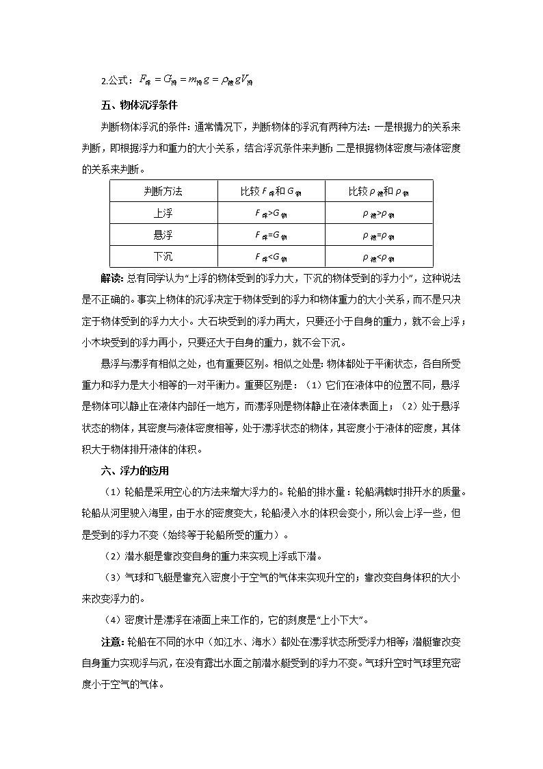 2023年中考物理总复习精品系列13：浮力第2页