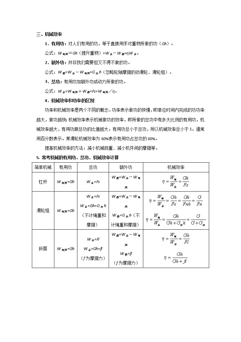 2023年中考物理总复习精品系列16：滑轮及机械效率第2页