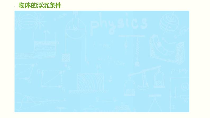 2022-2023学年沪科版物理八年级下9.3物体的的浮与沉   第1课时  物体的浮沉条件  课件07