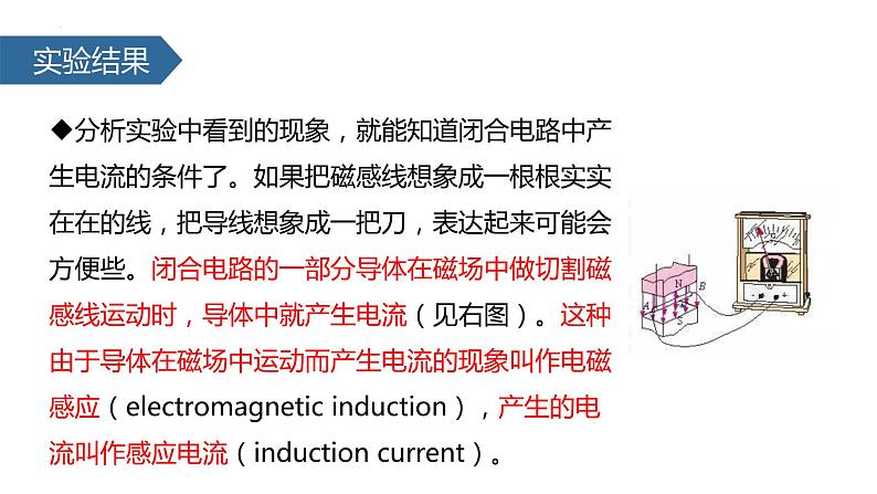 2022-2023学年人教版九年级物理全一册20.5 磁生电 课件06