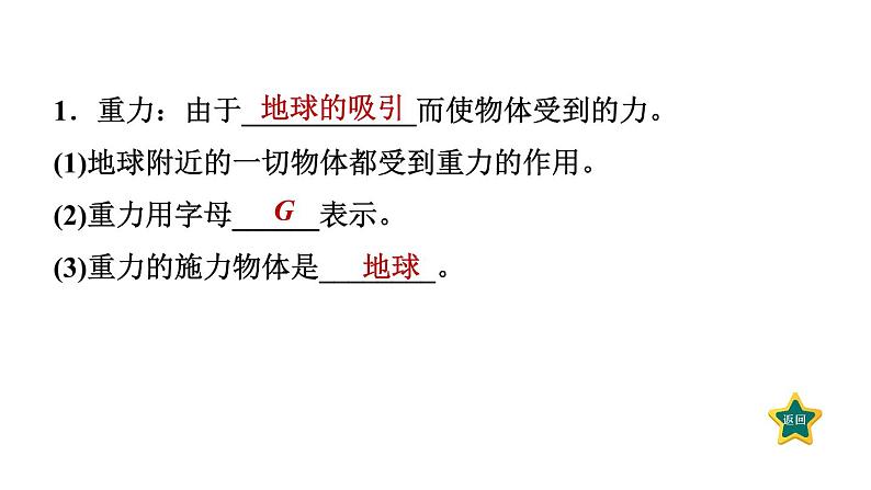 人教版物理八年级下册7.3重力课件第3页