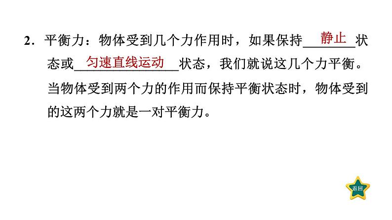 人教版物理八年级下册8.2二力平衡课件04