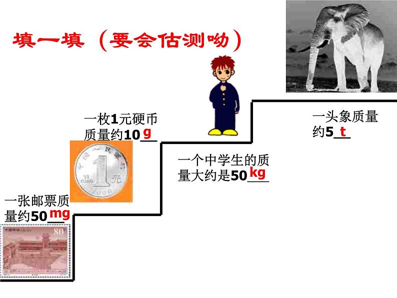 苏科版物理八年级下册6.1物体的质量 课件第4页