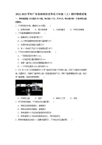 广东省深圳市龙华区2022-2023学年八年级上册物理期中考试题（含答案）