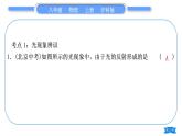 沪科版八年级物理上第四章多彩的光复习与提升习题课件