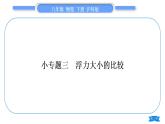 沪科版八年级物理下第九章浮力专题三浮力大小的比较习题课件