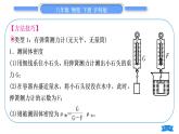 沪科版八年级物理下第九章浮力专题四利用浮力测密度习题课件
