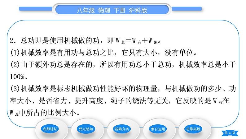 沪科版八年级物理下第十章机械与人第五节机械效率第1课时认识机械效率习题课件第3页