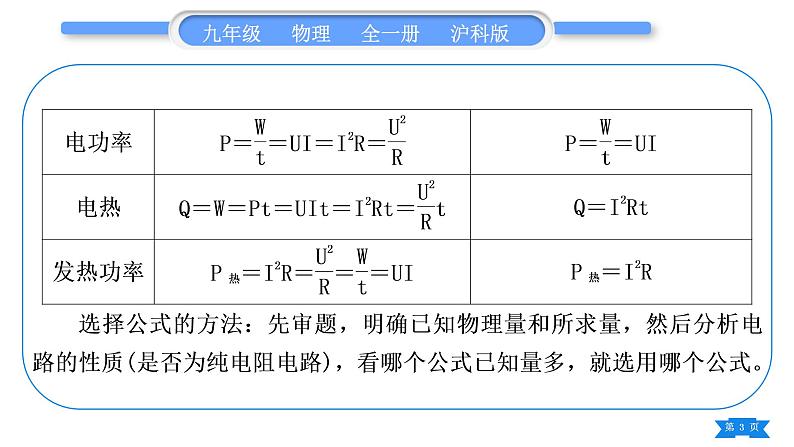 沪科版九年级物理第十六章电流做功与电功率专题十电与热综合计算习题课件第3页