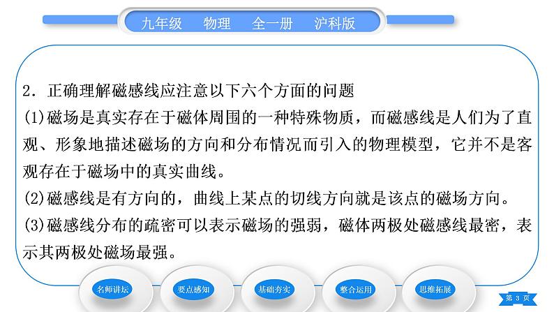 沪科版九年级物理第十七章从指南针到磁浮列车第一节磁是什么习题课件第3页