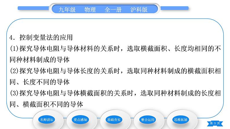 沪科版九年级物理第十五章探究电路实验专题习题课件第3页