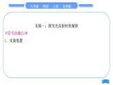 北師大版八年級物理上第五章光現(xiàn)象實(shí)驗(yàn)專題習(xí)題課件