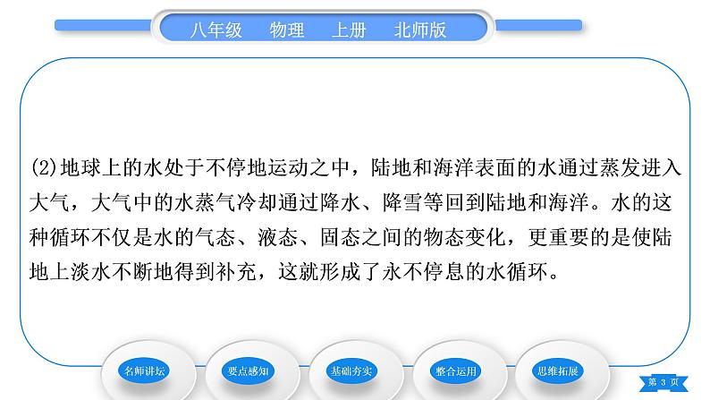 北师大版八年级物理上第一章物态及其变化五、生活和技术中的物态变化习题课件03