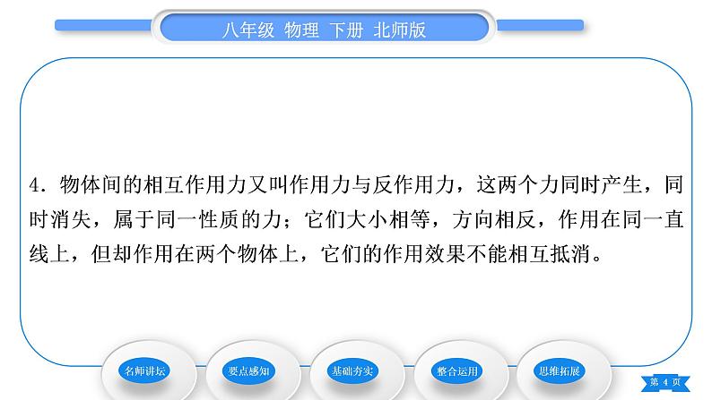 北师大版八年级物理下第七章运动和力一、力习题课件04