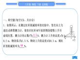 北师大版八年级物理下章节周周测十一(第九章5～6节)习题课件