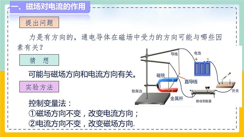 苏科版九下物理 16.3 磁场对电流的作用 电动机（课件+内嵌式视频）08