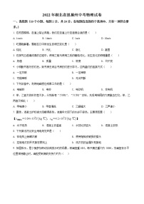 精品解析：2022年湖北省恩施州中考物理试题（原卷版）