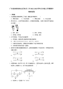 广东省深圳市南山区育才三中2022-2023学年九年级上学期期中物理试卷（含答案）