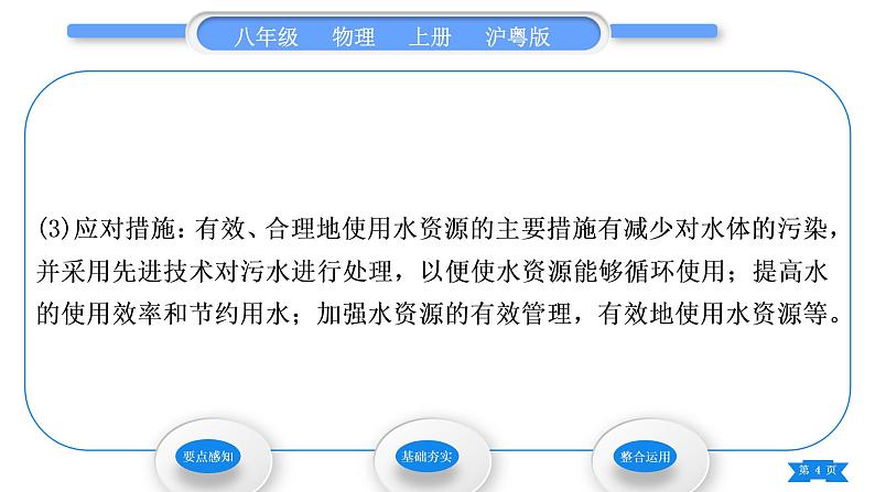 粤沪版八年级物理上第四章物质的形态及其变化4.5水循环与水资源习题课件04