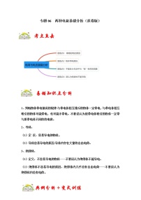 专题06  两种电荷易错分析-九年级物理全一册同步考点专题训练（人教版）