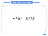 北師大版八年級物理上第五章光現(xiàn)象專題八光學(xué)作圖習(xí)題課件