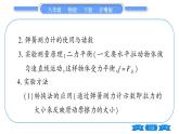 粤沪版八年级物理下第六章力和机械实验专题习题课件