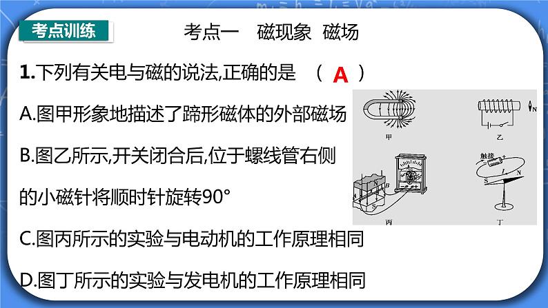 第20章《电与磁》专题复习习题课ppt课件+能力提升卷+答案与解析02