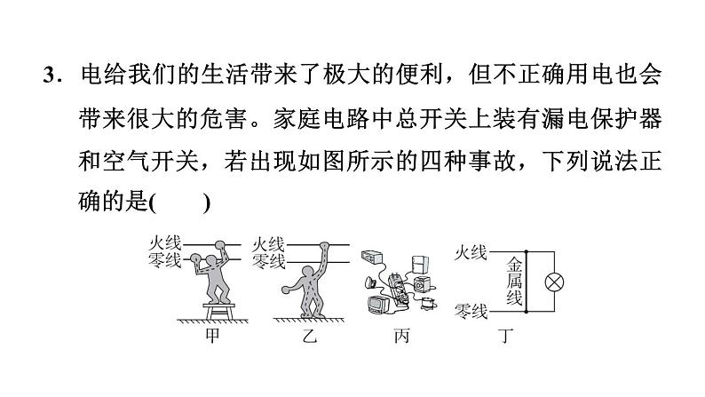 人教版九年级物理下册19.3安全用电课件05