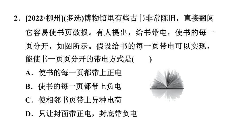 人教版九年级物理下册期末复习1电流和电路课件第5页