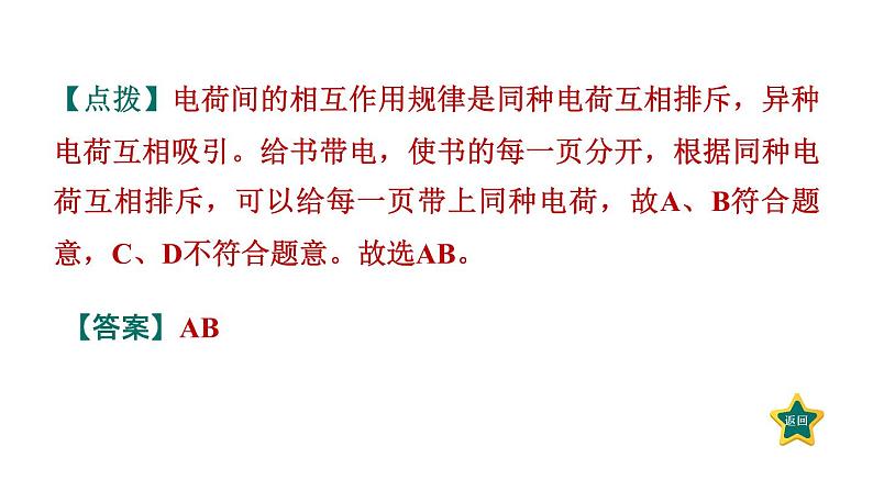 人教版九年级物理下册期末复习1电流和电路课件第6页