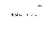 人教版九年级物理下册滚动小练9[21.1～21.4]课件