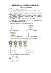 广东省深圳市海湾中学2022-2023学年九年级上学期期中考试物理试题(含答案)