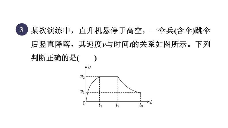 人教版八年级物理下册第八章集训课堂练素养二力平衡条件的综合运用课件第7页