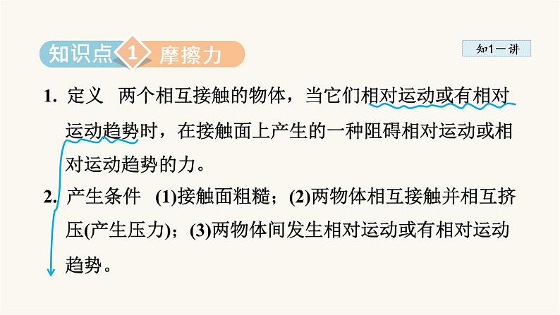 人教版八年级物理下册8-3摩擦力教学课件第3页