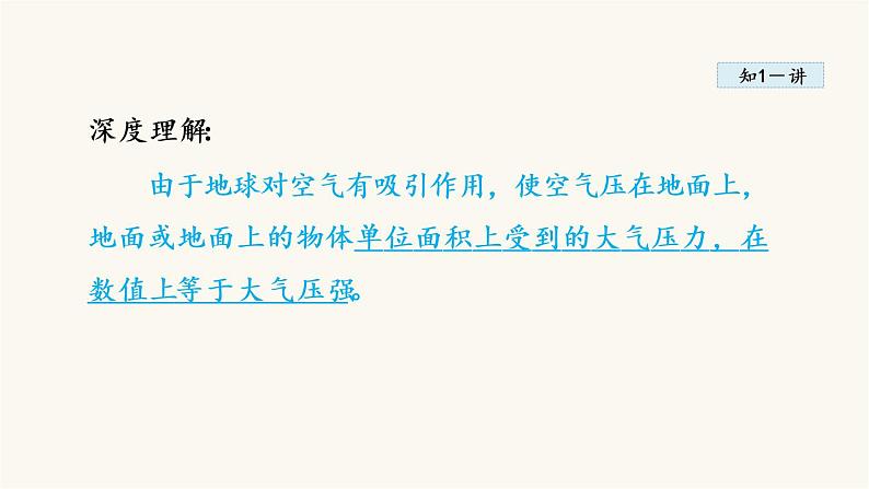 人教版八年级物理下册9-3大气的压强教学课件第5页