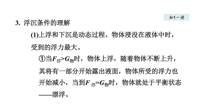 人教版八年级物理下册10-3物体的浮沉条件及应用教学课件第6页