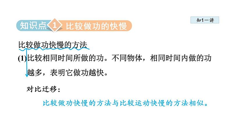 人教版八年级物理下册11-2功率教学课件03