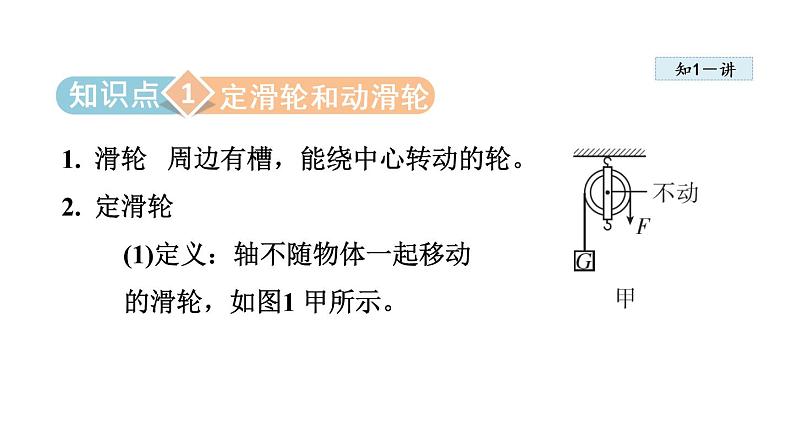 人教版八年级物理下册12-2滑轮教学课件03