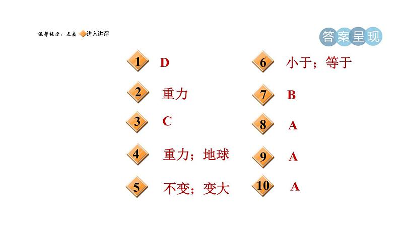 人教版八年级物理下册7-3-1目标一重力及其大小课件第2页