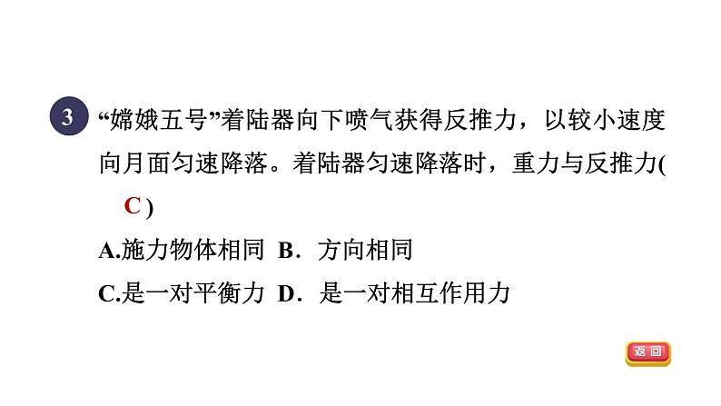 人教版八年级物理下册8-2-1目标三二力平衡条件的应用课件第7页