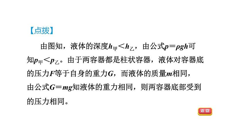 人教版八年级物理下册9-2-1目标三液体压力与容器形状的关系课件06